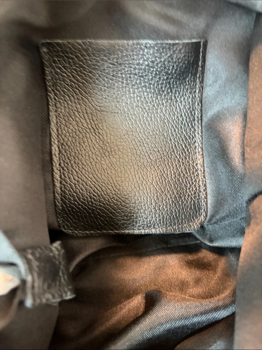 Made in Italy Black Pebbled LeatherConvertible Backpack /Shoulder Bag